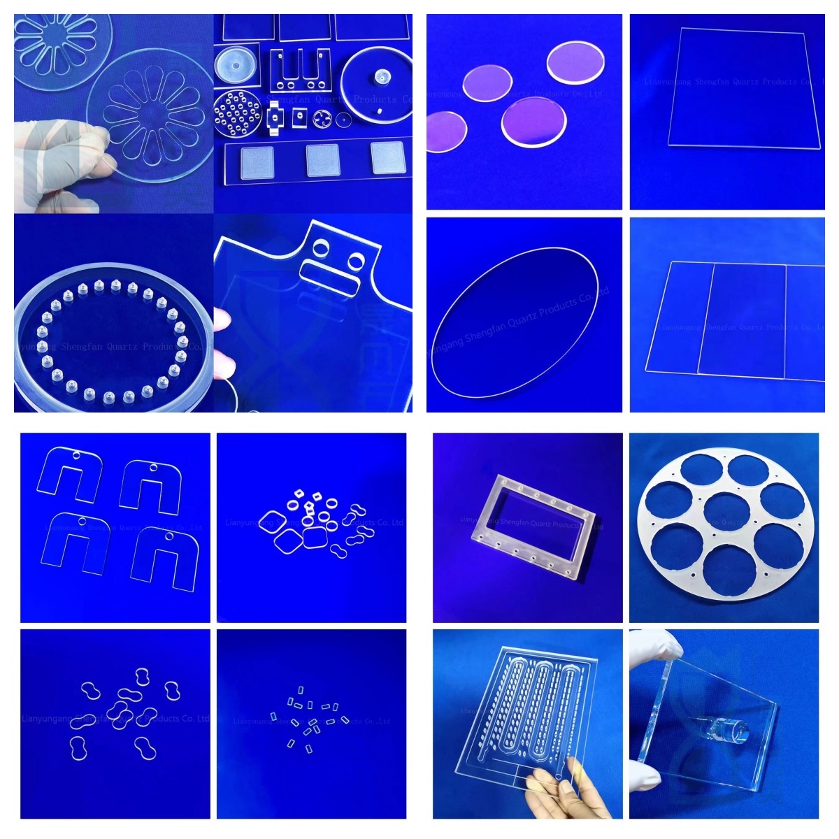 последний случай компании о Custom Special-shaped Quartz Sight Window for Korean Semiconductor Client-Amy