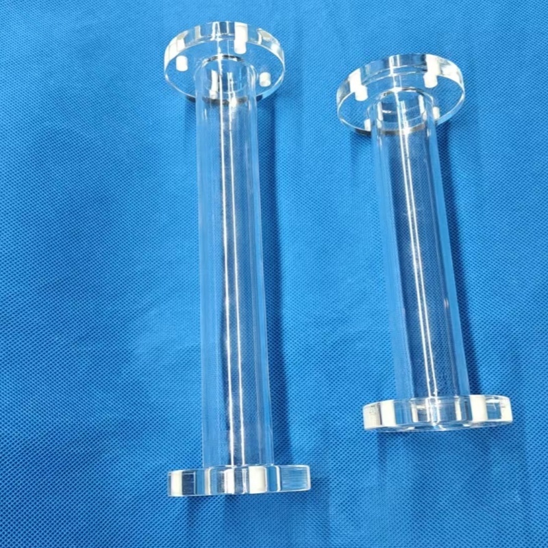 последний случай компании о Product Introduction of Quartz Flange Tube-sara