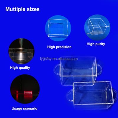 качество  Customized high-temperature resistant quartz tanks quartz containers of test samples Фабрика