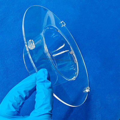 качество  Corrosion Resistance High Temperature Resistant Transparent Quartz Tube Flange Connected Quartz Glass Tube Фабрика