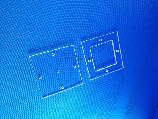 качество  Customized Quartz Glass Plate Quartz Glass Sheet for Fixing Test Tube Standard-Sized Holes Processing Plate Фабрика