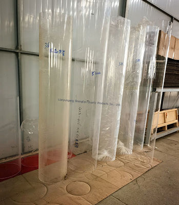 Прозрачная кварцевая стеклянная трубка с высоким коэффициентом пропускания, хорошей электроизоляцией и коррозионной стойкостью