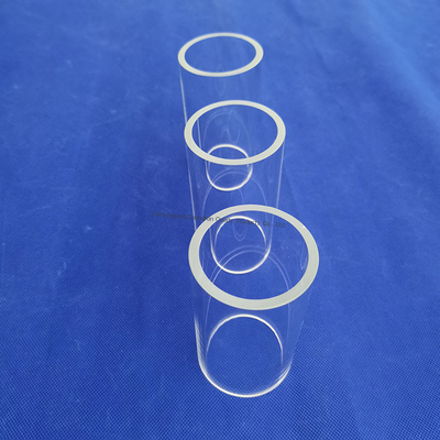 Transparent Quartz Tube Reactor Testing Glass Sleeve For Germicidal Lamps