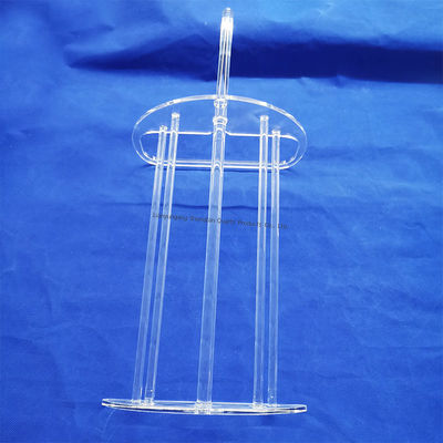 Кварцевая стеклянная лодка с отверстиями