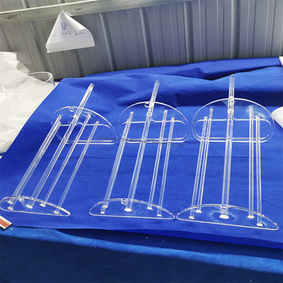 Кварцевая стеклянная лодка с отверстиями