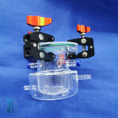 Изготовление на заказ реактора из прозрачного кварцевого стекла для лаборатории