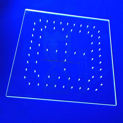 Военно-техническая пластина из расплавленного кварца с настраиваемыми размерами и точностью допуска для применения при высоких температурах