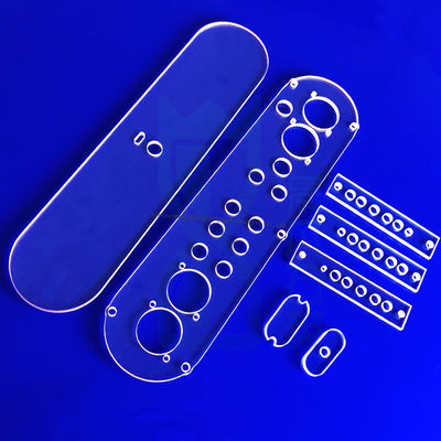 Индивидуальная кварцевая стеклянная пластина оптической чистоты высокой чистоты с допуском ±0,02 мм