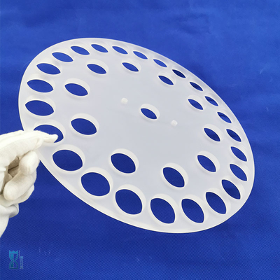 CNC отделка кварцевых стеклянных листов коррозионно устойчивые непрозрачные