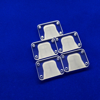 CNC отделка кварцевых стеклянных листов коррозионно устойчивые непрозрачные
