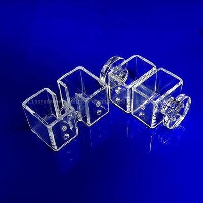 Кварцевая стеклянная пластина с высокой пропускающей способностью и коррозионной стойкостью для использования в высокотемпературных лабораториях