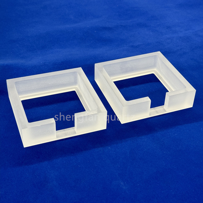 CNC отделка на заказ высокотемпературные непрозрачные, устойчивые к коррозии кварцевые изделия