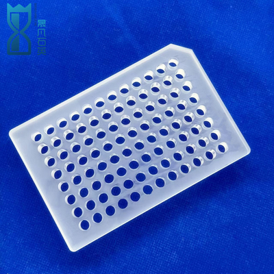 Прозрачный оптический кварц 96 Well Plate высокотемпературный коррозионный