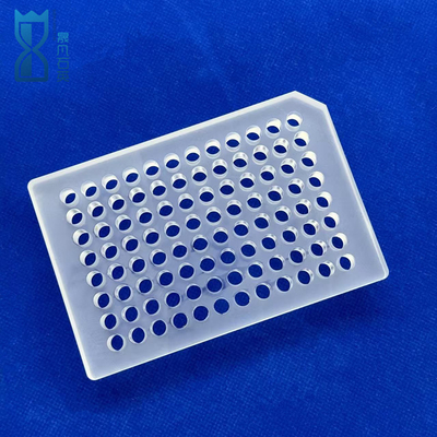 Прозрачный оптический кварц 96 Well Plate высокотемпературный коррозионный