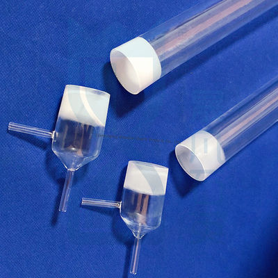 Поддержка на заказ расплавленный кремниевый кварцевый стеклянный флакон с 29/32 24/29 соединением