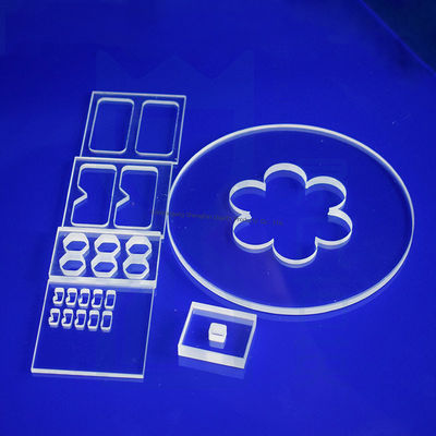 Промышленная кварцевая стеклянная пластина для химической и термической стойкости