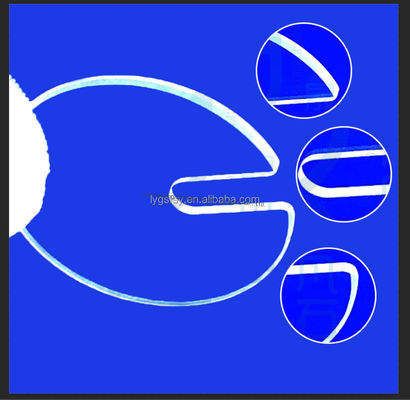 Высокопрозрачная кварцевая стеклянная пластина чистотой 99,99% с рабочей температурой 1100℃