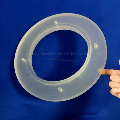 Производственная высокотемпературная коррозионностойкая прозрачная непрозрачная кварцевая стекла специальные форменные детали для поддержки образцов