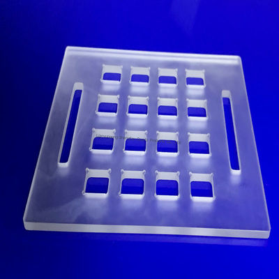 Высокочистый SiO2 99.99% Высокая термостойкость 1100℃ Кварцевая стеклянная пластина