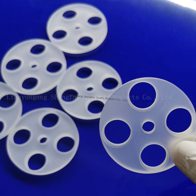 Высокочистый SiO2 99.99% Высокая термостойкость 1100℃ Кварцевая стеклянная пластина