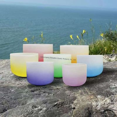 Хрустальная чаша звука лечение йога медитация пение чаша идеальное дополнение к практике