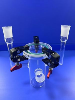 Химическая лабораторная кварцевая стеклянная посуда нестандартного размера для продажи