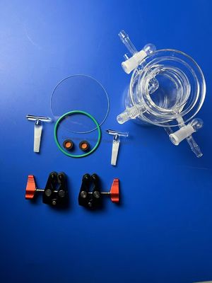 Специализированный фотоиндуцированный кварцевый стеклянный реактор высокой прозрачности 50-1000 мл с рабочей температурой 1100 ° C