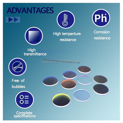 Высокопрозрачная 99,99% SIO2 кварцевая стеклянная плита для применения в УФ-лампах