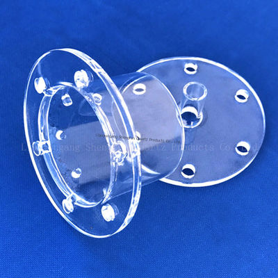 Специализированная герметизированная кварцевая стеклянная трубка толщиной 1-100 мм и температурой плавления 1732 ° C