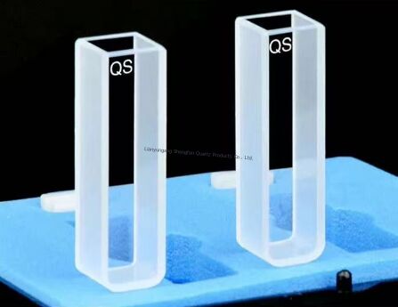 Высокотемпературная и коррозионностойкая кварцевая стеклянная кювета для колориметра объемом 3,5 мл