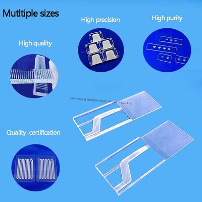 Высокопрозрачная кварцевая стеклянная пластина из плавленого кварца, устойчивая к высоким температурам, изготовленная по индивидуальным размерам