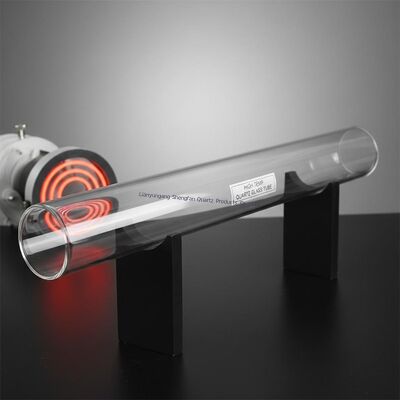 Высококачественная кварцевая стеклянная трубка для высокотемпературных трубных печей