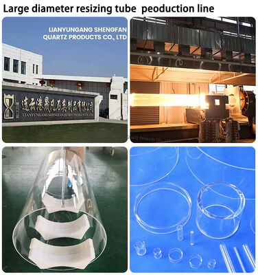 Высокотемпературная коррозионностойкая кварцевая стеклянная трубка с хорошей электрической изоляцией