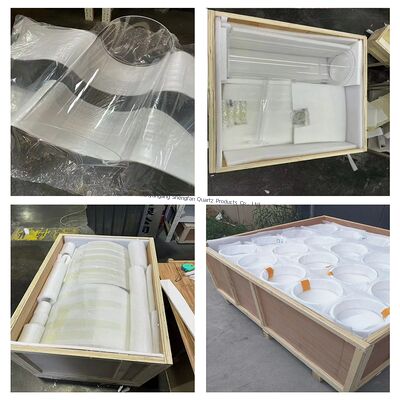 Кварцевая стеклянная трубка с хорошей электроизоляцией и высокой термостойкостью, обладающая высокой светопропускающей способностью для полупроводниковых применений