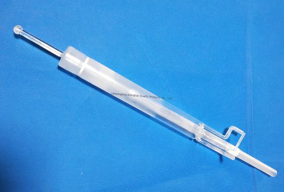 Сплавленная капиллярная стеклянная трубка из кварца из кремния с рабочей температурой 1100 °C 99,99% чистоты SiO2 и высокой светопроницаемостью