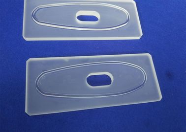 Round Precision Glass Machining Custom Thickness Plate Type Heat Resistant