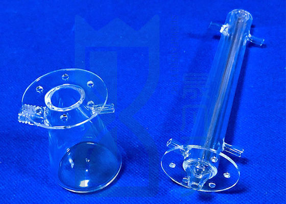 Photochemical Reactor Clear Ozone Free Quartz Glass Tube