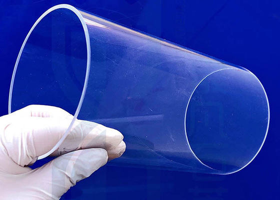 Custom Diameter Semiconductor Quartz Testing Tubing Transparent And Opaque Polished
