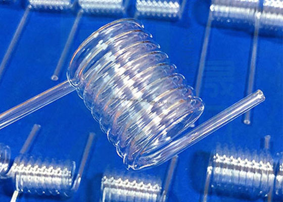 300-мм трубка из прозрачного кварцевого стекла наружным диаметром для УФС-излучения с высокой термостойкостью