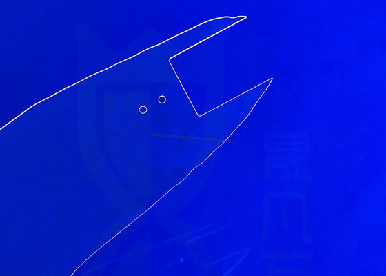 Закаленная термостойкая пластина из плавленого кварцевого стекла с высокой прозрачностью