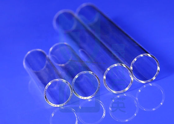 Кварцевые трубки полупроводникового диаметра на заказ с хорошей электрической изоляцией, стойкостью к коррозии и высокой светопроницаемостью