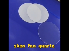 Ясная плита плавленного кварца шага полируя прозрачное окно отсутствие воздушного пузыря