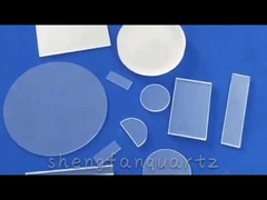 Кварцевая стеклянная пластина 0,3 мм, прозрачная кварцевая стеклянная подложка высокой чистоты