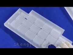 Sio2 Кварцевая прецизионная обработка стекла, пластина, изготовленная на заказ методом ЧПУ