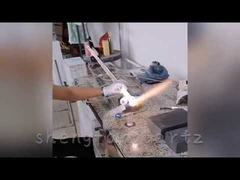 Обработка стеклянной кварцевой трубы из огня полированная высокотемпературная изгиба