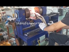 Прозрачная трубка из плавленого кварца высокой чистоты с прорезями