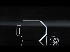 Прямоугольная полированная кварцевая стеклянная пластина, устойчивая к высоким температурам