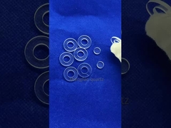 Части из кварцевого стекла, выдерживающие высокую температуру, круглое квадратное пробоивание и прокалывание на заказ