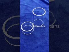 Фабрика на заказ кварцевая стеклянная труба большой диаметр