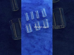 Прозрачная кварцевая испытательная трубка Долгая долговечность с кварцевым уплотнителем